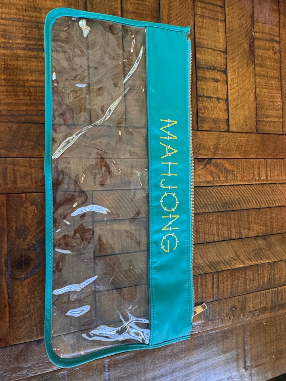 Oh My Mahjong Aqua Bamboo Mahjong Tile Bag